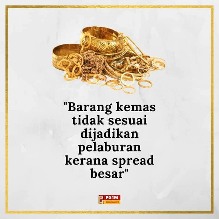 8 tips beli emas: Barang kemas mostly bukan item pelaburan