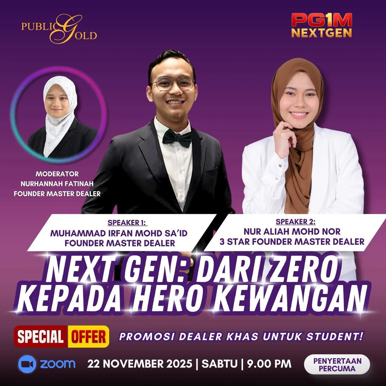 Pendapatan Dealer Public Gold Cecah 5 Angka