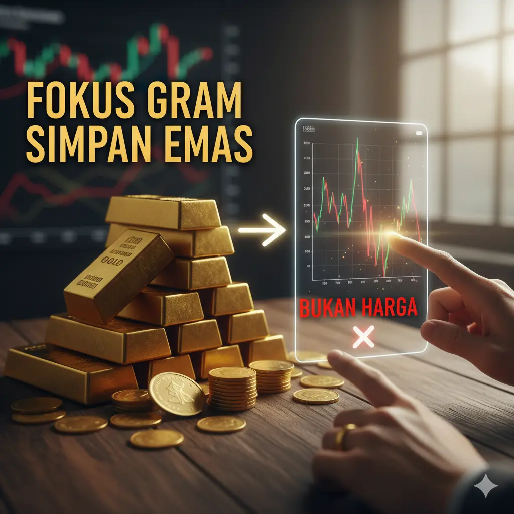 Fokus Gram Simpan Emas, Bukan Harga
