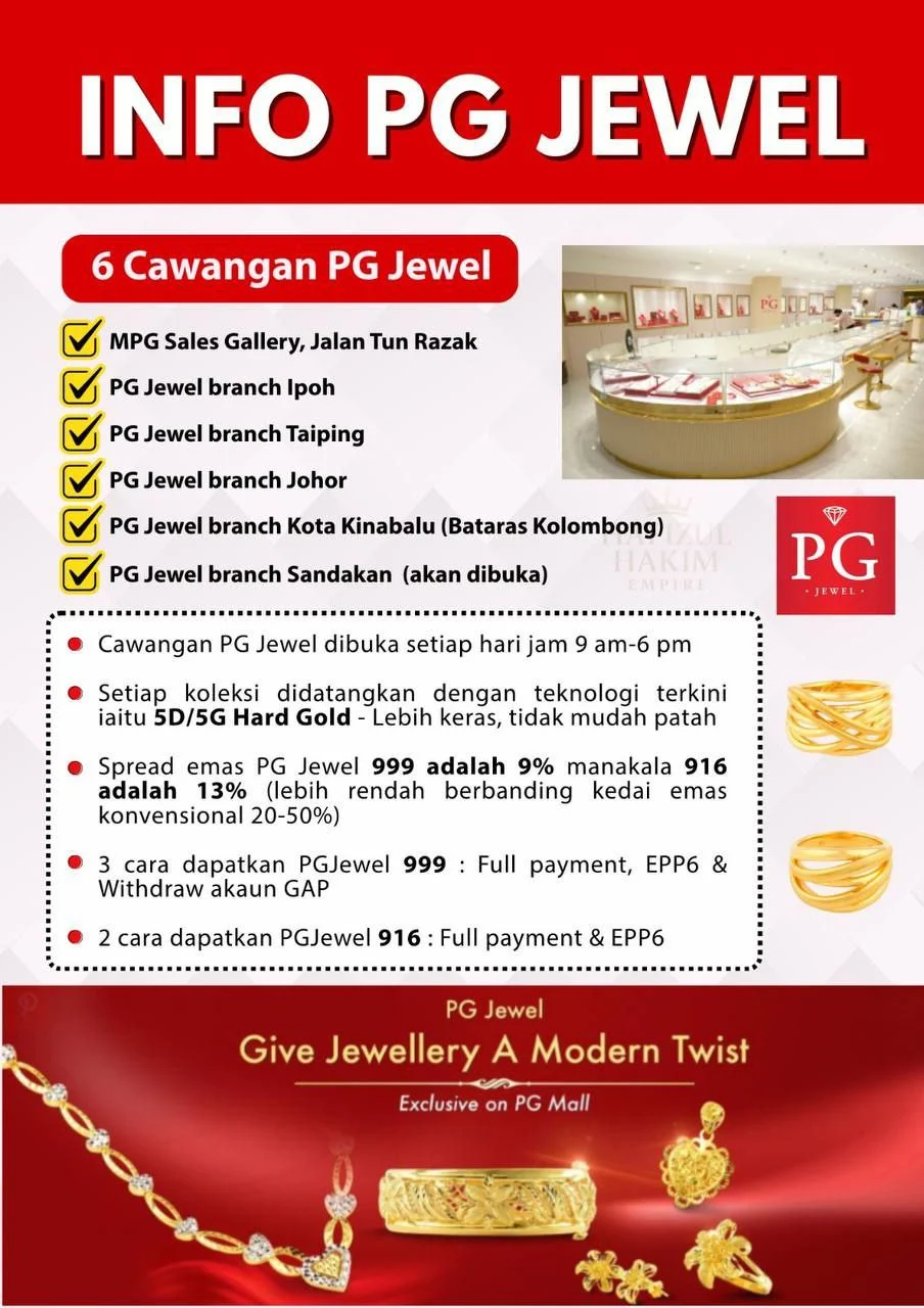 Emas Aset Pilihan Wanita di PG Jewel