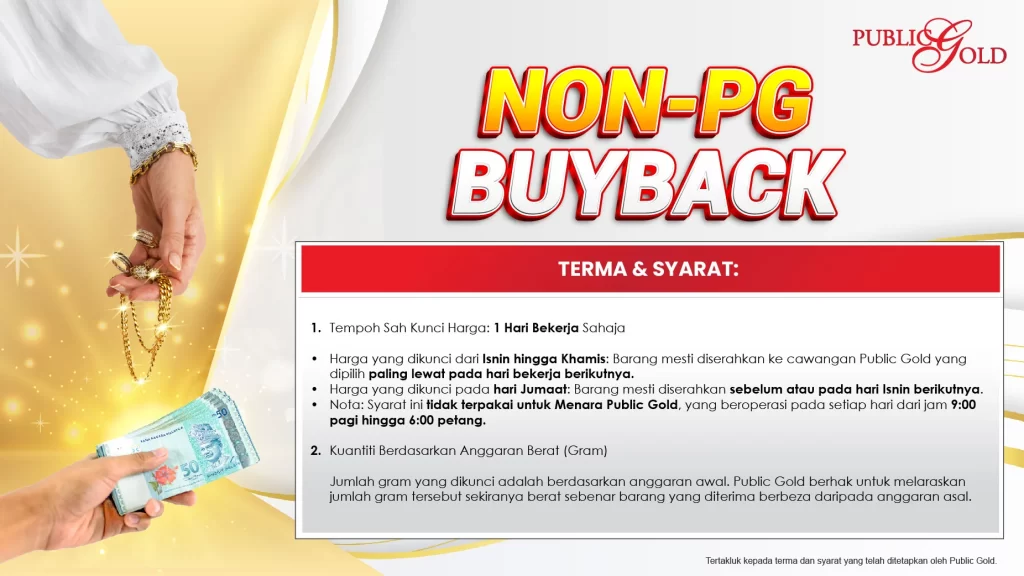 Non PG Buyback Gold 999 and 916