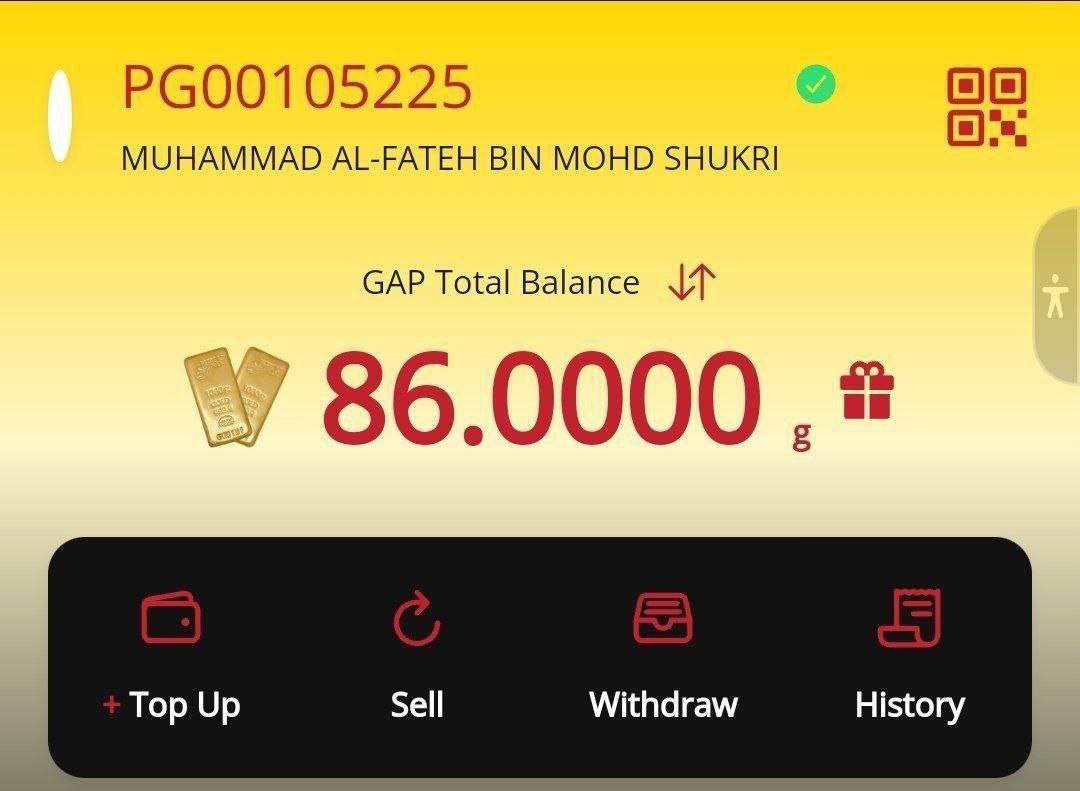 Simpanan dalam Akaun GAP Junior