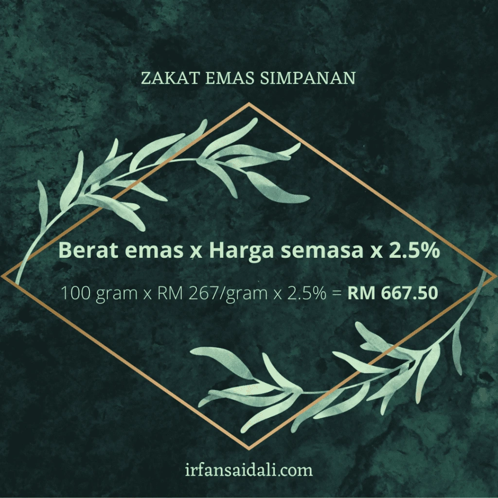 Zakat emas simpanan