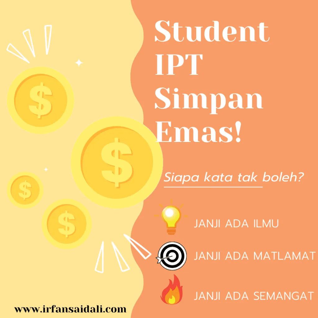 Tips Student IPT Simpan Emas