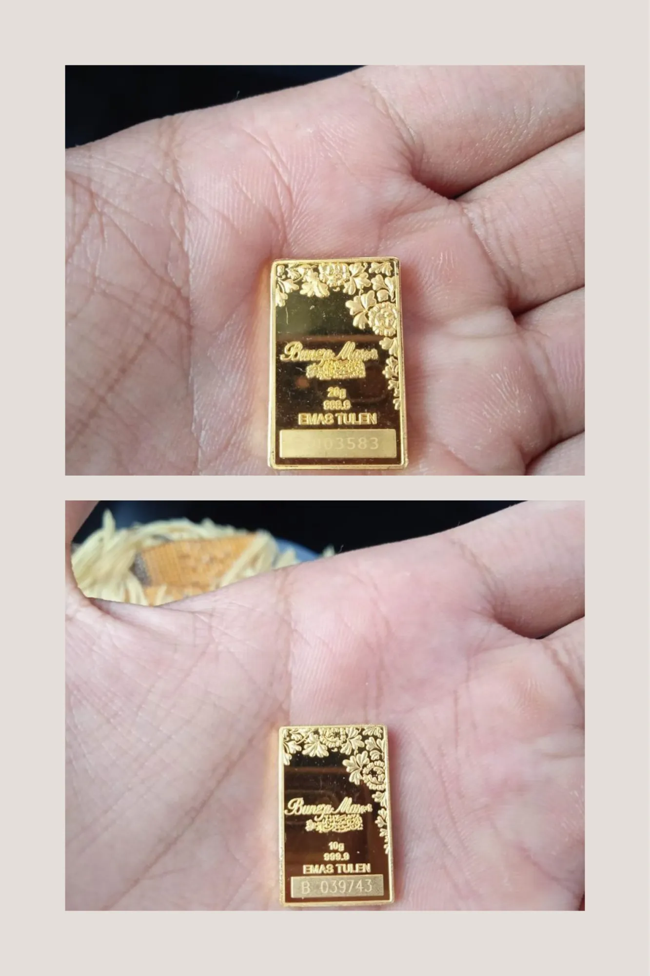 Kenangan menyimpan emas dengan Public Gold