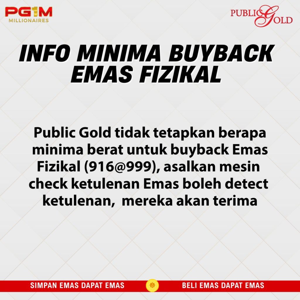 Minima buyback fizikal emas