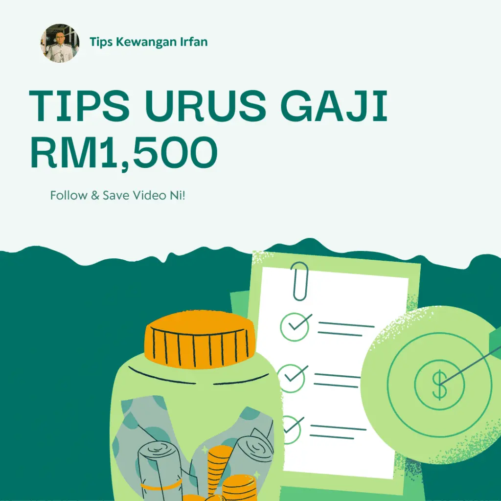 Tip urus gaji RM1,500 sebulan