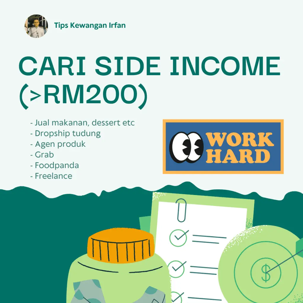 Kena cari side income untuk tampung keperluan