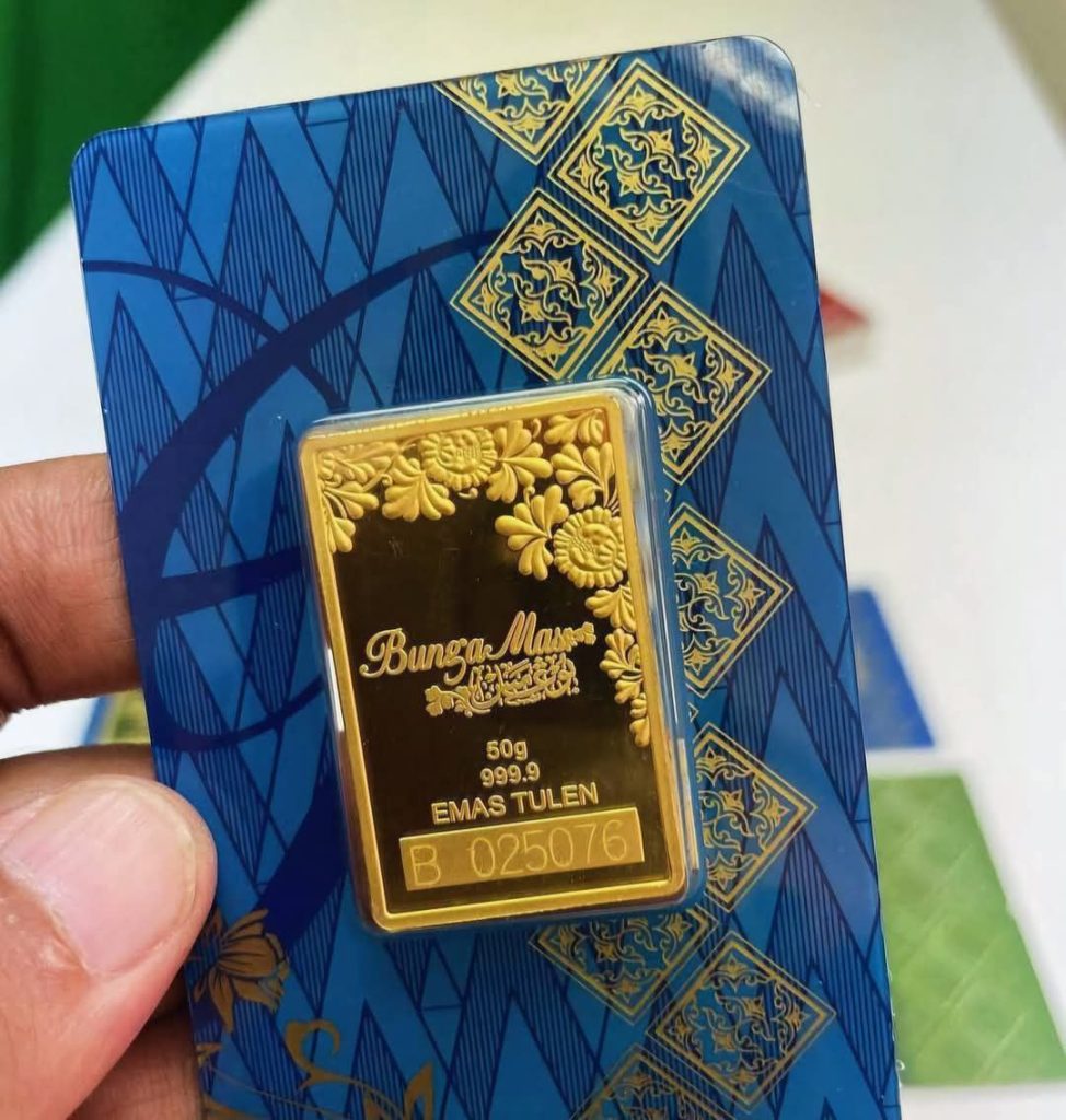 50g Gold Bar Public Gold. Tak perlu takut beli emas
