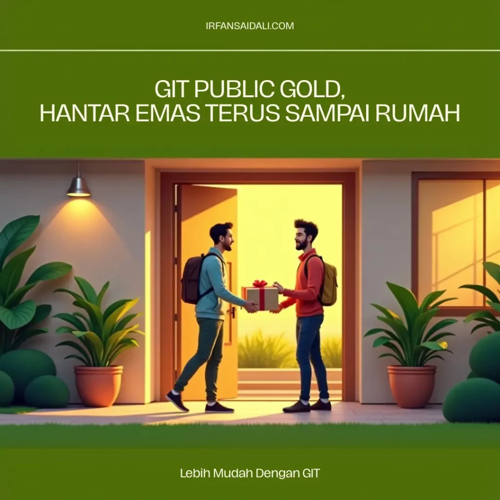 GIT Public Gold, Hantar Emas Terus Sampai Rumah