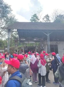 Antara tempat lawatan ketika kami di Gunung Merapi