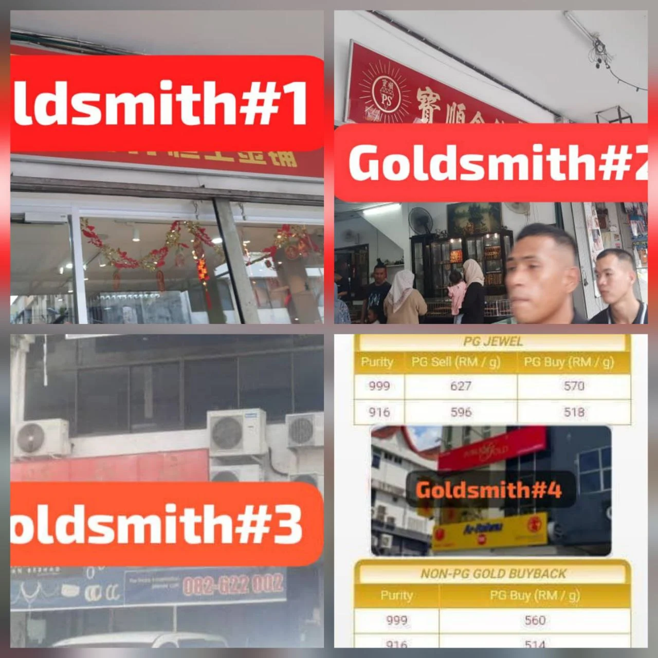 PG vs Bank vs Kedai Emas