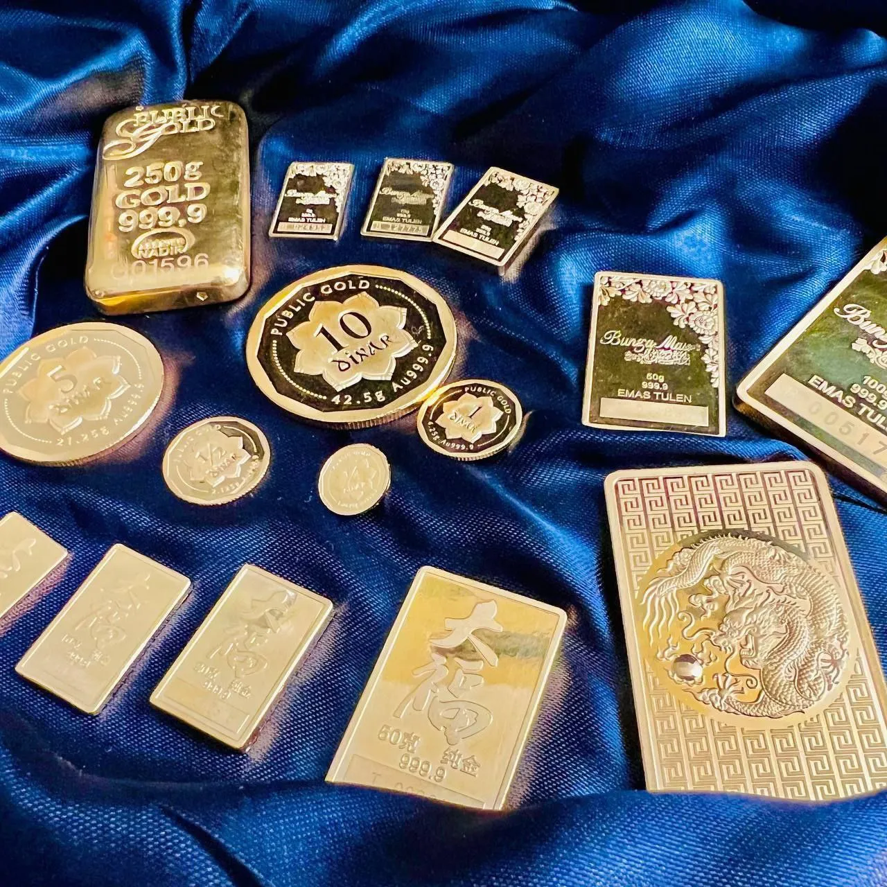 Gold bar dan dinar Public Gold