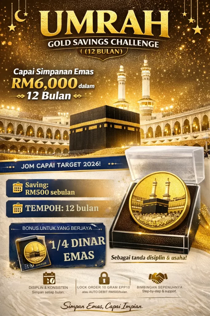 Simpanan Emas Untuk Umrah