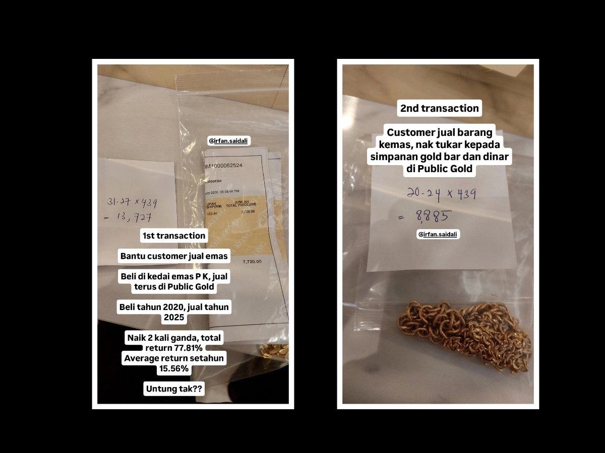 Harga jual emas Public Gold Hari Ini Tinggi