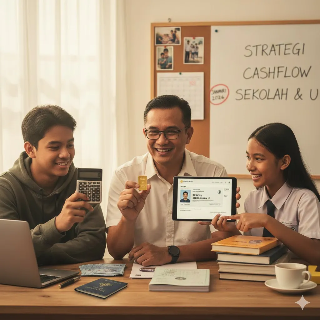 Cashflow sekolah dan unviersiti anak