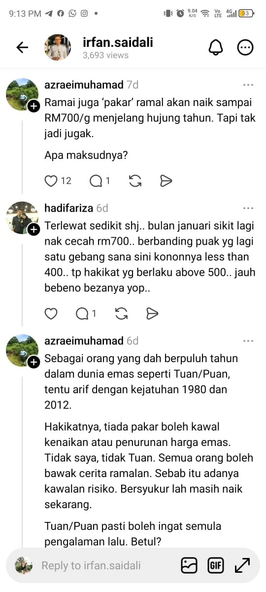Strategi simpan emas fizikal