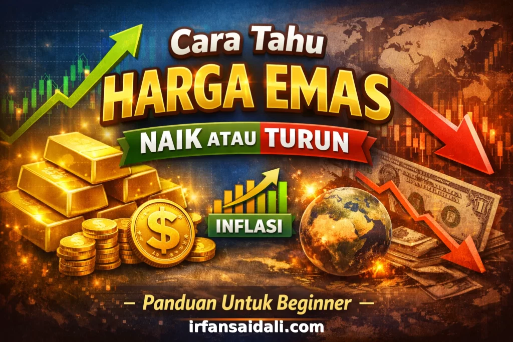 cara tahu harga emas naik atau turun