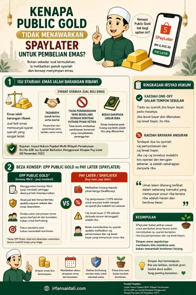 SPayLater emas dan Public Gold