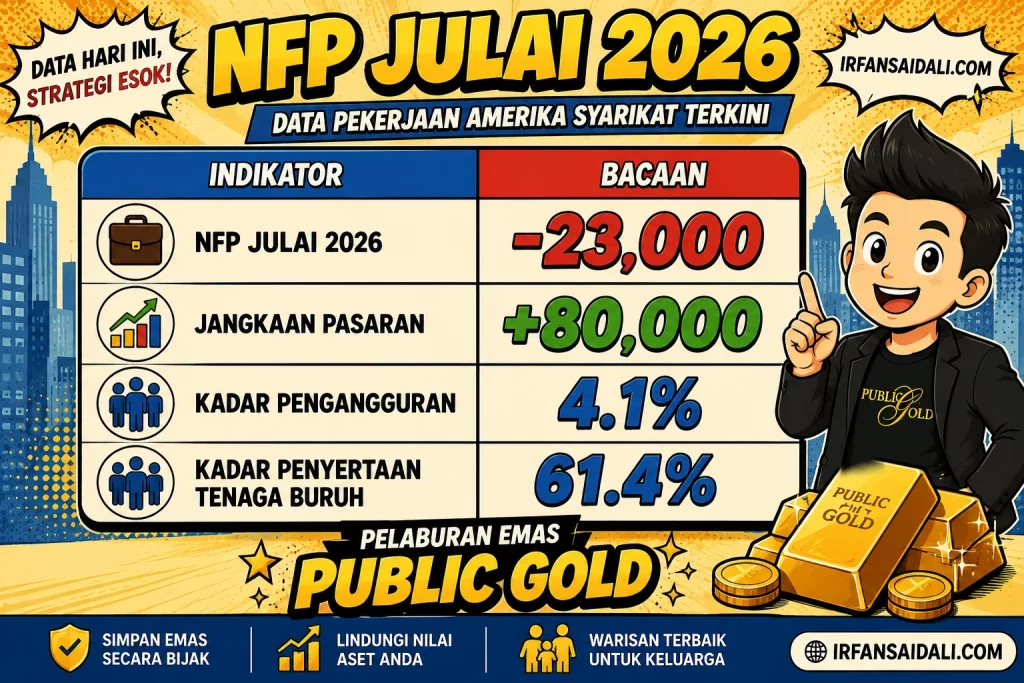 Data NFP Julai 2026