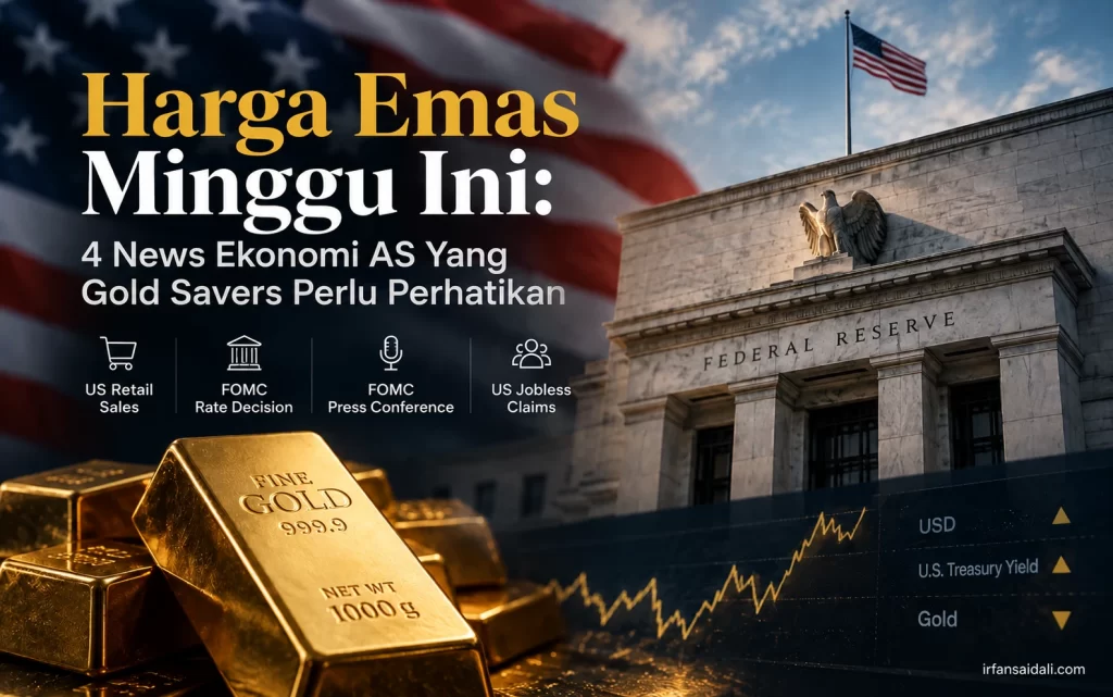 harga emas minggu ini, data AS yang perlu diperhatikan